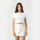 KAIA CROP TOP WOMEN WHITE