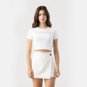 KAIA CROP TOP WOMEN WHITE