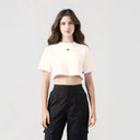 NAIA CROP TOP WOMEN WHITECAP GRAY