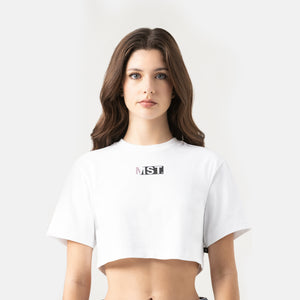 NASHI CROP TOP WOMEN WHITE