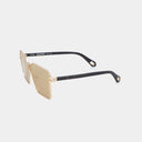 MSS2406-C11-134 ALDA SUNGLASSES WOMEN SHINY GOLD DEMI BROWN WITH GOLD MIRROW