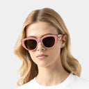 MSS2402-C8-53 MAIA SUNGLASSES WOMEN ROSE SHINY GOLD SOLID BROWN