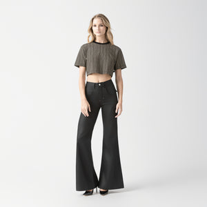 ALEXIA CROP TOP WOMEN BLACK