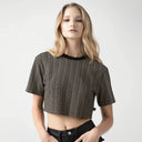 ALEXIA CROP TOP WOMEN BLACK