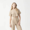 ALEXIA CROP TOP WOMEN IRISH CREAM