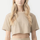 ALEXIA CROP TOP WOMEN IRISH CREAM