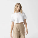 AMAL CROP TOP WOMEN WHITE