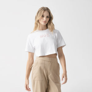 AMAL CROP TOP WOMEN WHITE