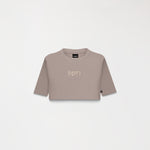 AMAL CROP TOP WOMEN TAUPE GRAY
