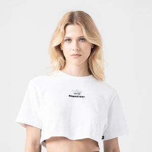 APHRA CROP TOP WOMEN LUCENT WHITE