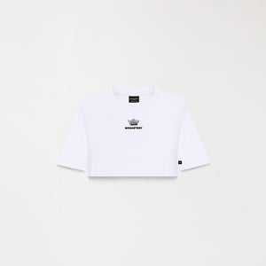 APHRA CROP TOP WOMEN LUCENT WHITE