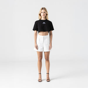 APHRA CROP TOP WOMEN BLACK METEORITE