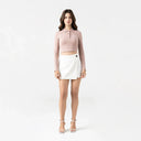 APRILE CROP TOP POLO WOMEN WOODROSE