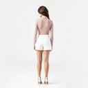 APRILE CROP TOP POLO WOMEN WOODROSE