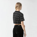 ASH CROP TOP WOMEN BLACK