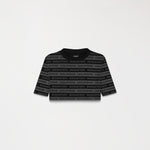 ASH CROP TOP WOMEN BLACK