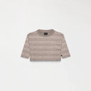 ASH CROP TOP WOMEN TAUPE GRAY