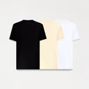 AZURIA T-SHIRT PACK MEN BLACK- WHITE- BROWN