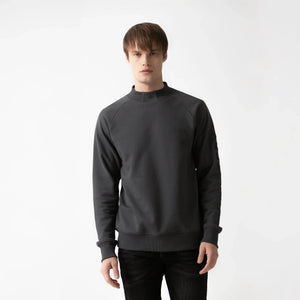 INVERNESS SWEATSHIRT MEN BLACK OYSTER