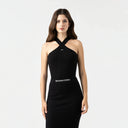 BLAIR KNITTED TOP WOMEN BLACK