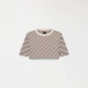 BRITANIA CROP TOP WOMEN TAUPE GRAY