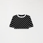 BRITANIA CROP TOP WOMEN BLACK