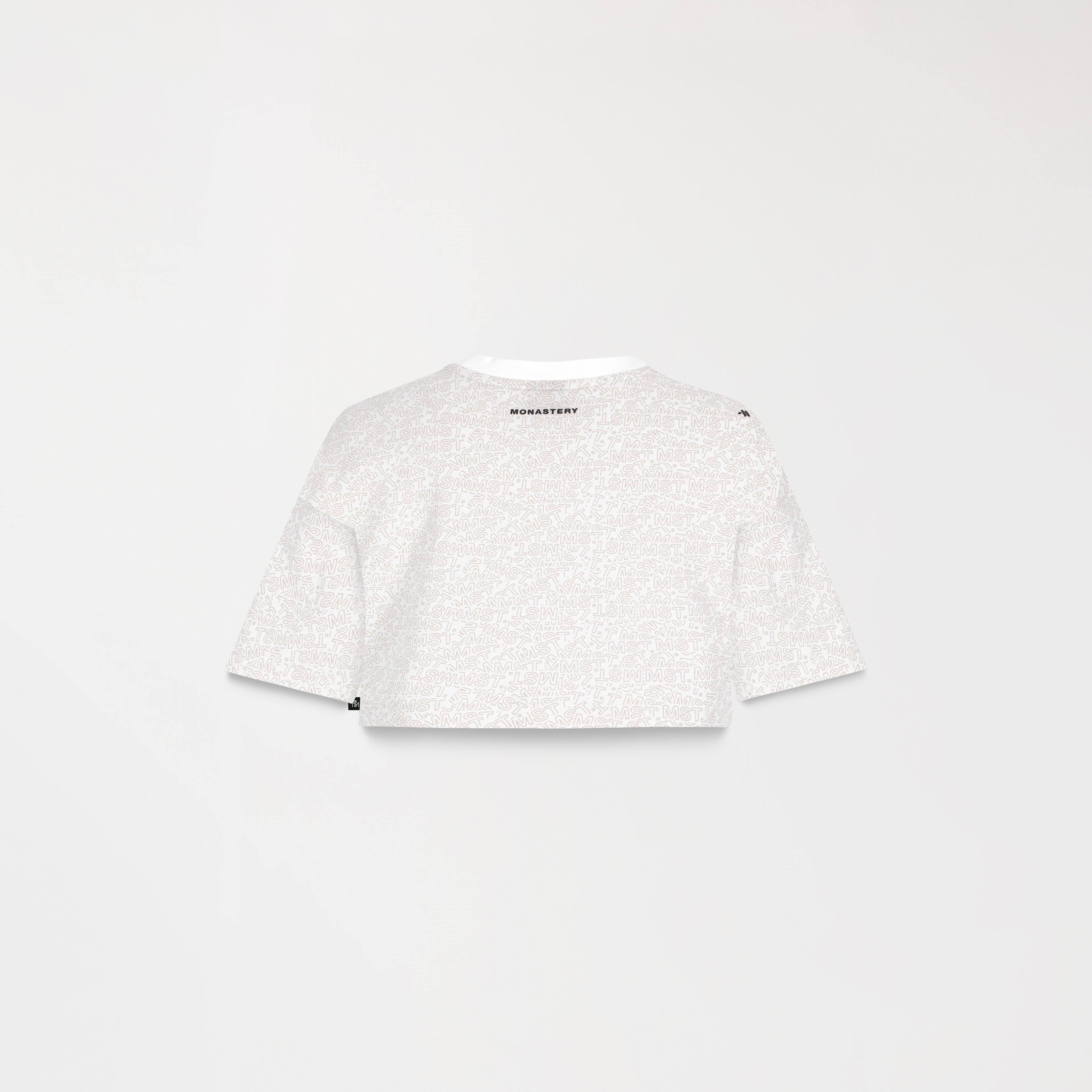 TOP CORTO CALDEN BLANCO POSTERIOR - MONASTERY