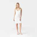 CARLA KNITTED DRESS WOMEN WHITE