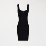 CARLA KNITTED DRESS WOMEN BLACK
