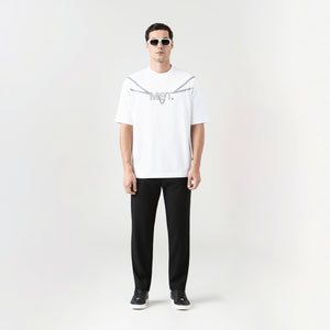 CHAINS T-SHIRT OVERSIZED MEN WHITE