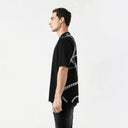 CHAINS T-SHIRT OVERSIZED MEN BLACK