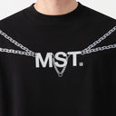 CHAINS T-SHIRT OVERSIZED MEN BLACK