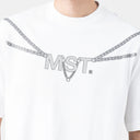 CHAINS T-SHIRT OVERSIZED MEN WHITE