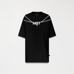 CHAINS T-SHIRT OVERSIZED MEN BLACK