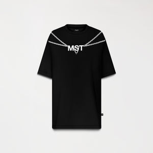 CHAINS T-SHIRT OVERSIZED MEN BLACK