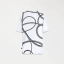 CHAINS T-SHIRT OVERSIZED MEN WHITE