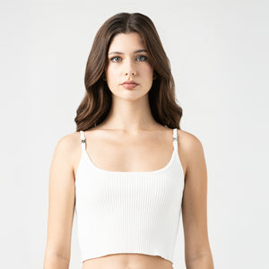 CIARA KNITTED TOP WOMEN WHITE