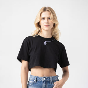 CIGAR CROP TOP WOMEN BLACK
