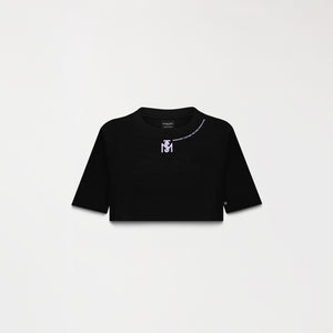 CIGAR CROP TOP WOMEN BLACK