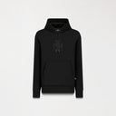 CROW HOODIE MEN BLACK