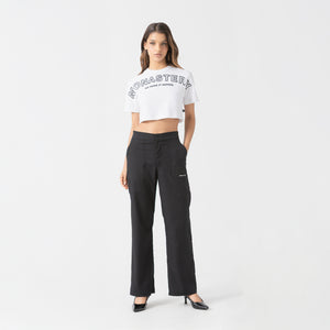 DUSTY CROP TOP WOMEN WHITE