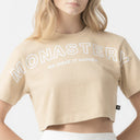 DUSTY CROP TOP WOMEN IRISH CREAM