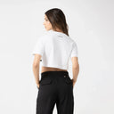 DUSTY CROP TOP WOMEN WHITE