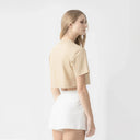 DUSTY CROP TOP WOMEN IRISH CREAM