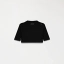 DUSTY CROP TOP WOMEN BLACK
