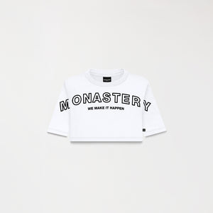 DUSTY CROP TOP WOMEN WHITE