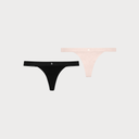 DUAL ESSENTIALS PANTY WOMEN MAINE BLACK - TAUPE