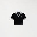 ELENTH CROP TOP WOMEN BLACK