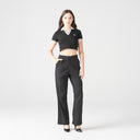 ELENTH CROP TOP WOMEN BLACK