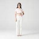 ELENTH CROP TOP WOMEN PALE LILAC